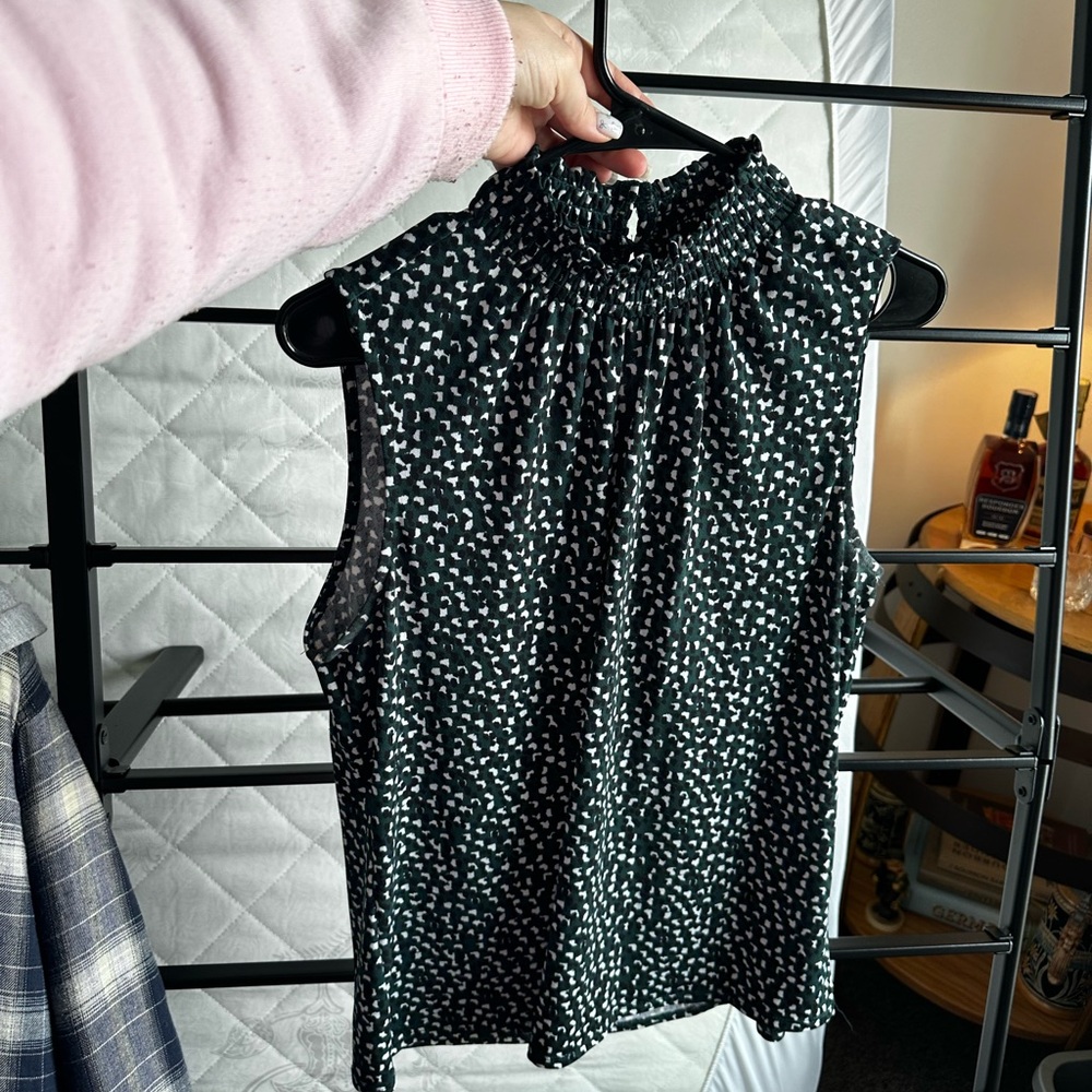 Green Work Blouse